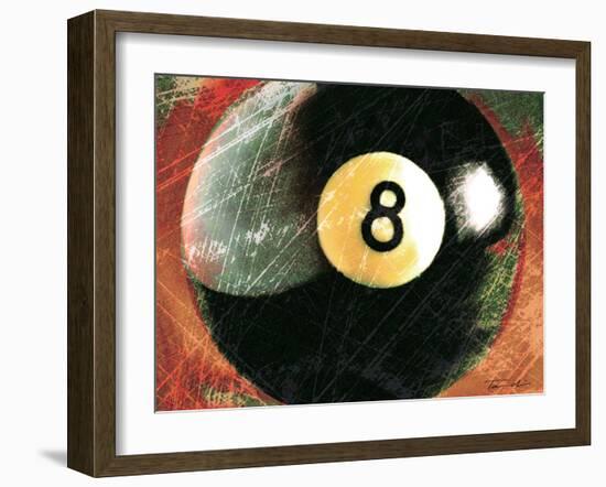 Behind the 8 Ball-Tandi Venter-Framed Art Print