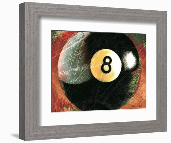 Behind the 8 Ball-Tandi Venter-Framed Art Print