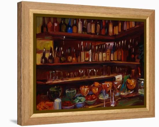 Behind the Bar, Florence-Pam Ingalls-Framed Premier Image Canvas