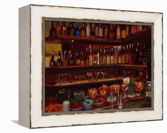 Behind the Bar, Florence-Pam Ingalls-Framed Premier Image Canvas