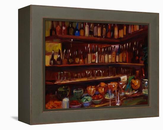 Behind the Bar, Florence-Pam Ingalls-Framed Premier Image Canvas