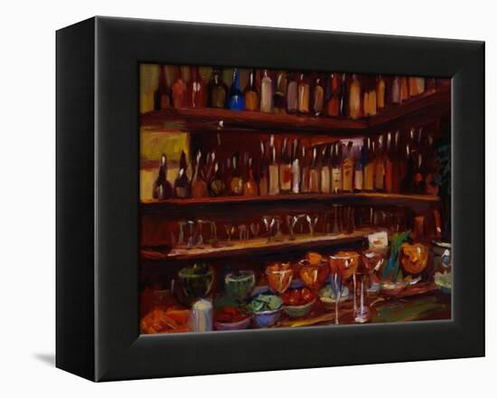 Behind the Bar, Florence-Pam Ingalls-Framed Premier Image Canvas