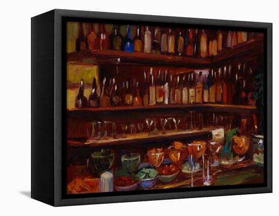 Behind the Bar, Florence-Pam Ingalls-Framed Premier Image Canvas