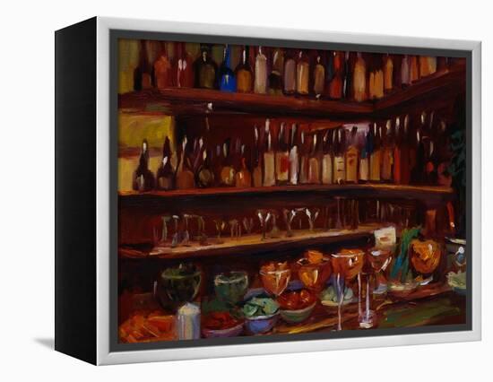 Behind the Bar, Florence-Pam Ingalls-Framed Premier Image Canvas