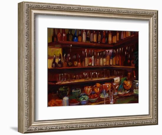 Behind the Bar, Florence-Pam Ingalls-Framed Giclee Print