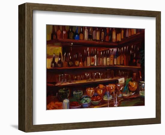 Behind the Bar, Florence-Pam Ingalls-Framed Giclee Print