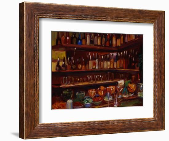 Behind the Bar, Florence-Pam Ingalls-Framed Giclee Print