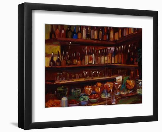 Behind the Bar, Florence-Pam Ingalls-Framed Giclee Print