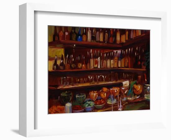 Behind the Bar, Florence-Pam Ingalls-Framed Giclee Print