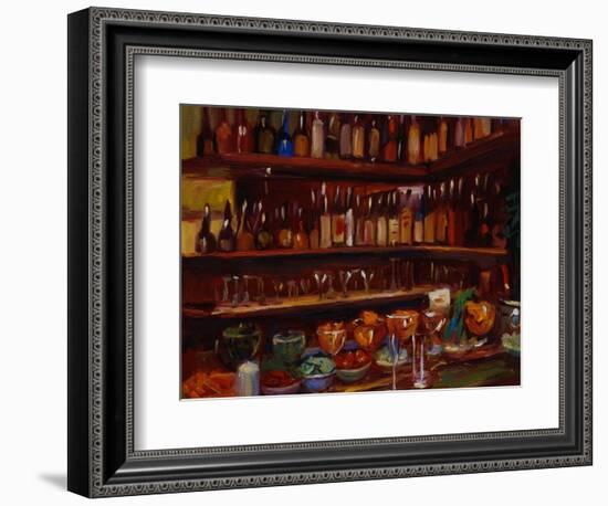 Behind the Bar, Florence-Pam Ingalls-Framed Giclee Print