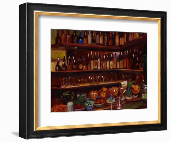 Behind the Bar, Florence-Pam Ingalls-Framed Giclee Print