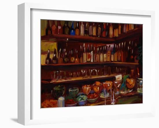 Behind the Bar, Florence-Pam Ingalls-Framed Giclee Print