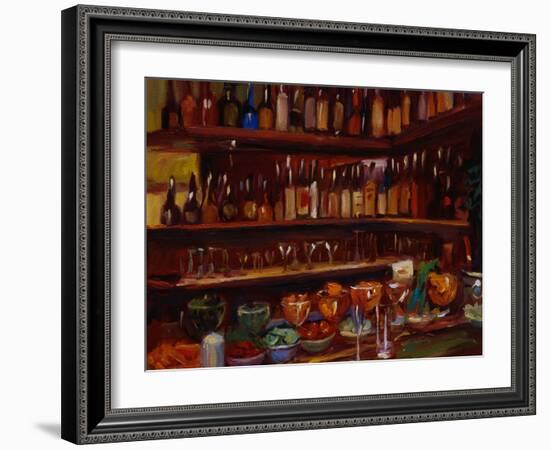 Behind the Bar, Florence-Pam Ingalls-Framed Giclee Print