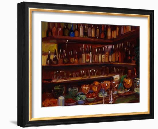 Behind the Bar, Florence-Pam Ingalls-Framed Giclee Print