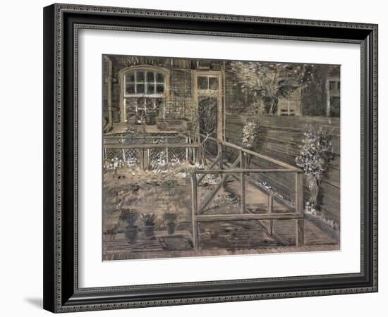 Behind the House of Sein-Vincent van Gogh-Framed Giclee Print