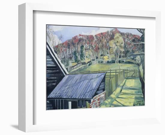 Behind the Inn-Paul Nash-Framed Giclee Print