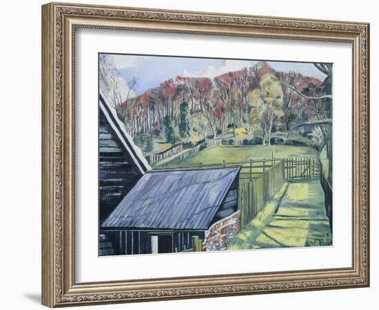 Behind the Inn-Paul Nash-Framed Giclee Print