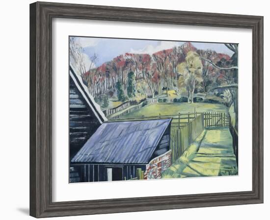 Behind the Inn-Paul Nash-Framed Giclee Print