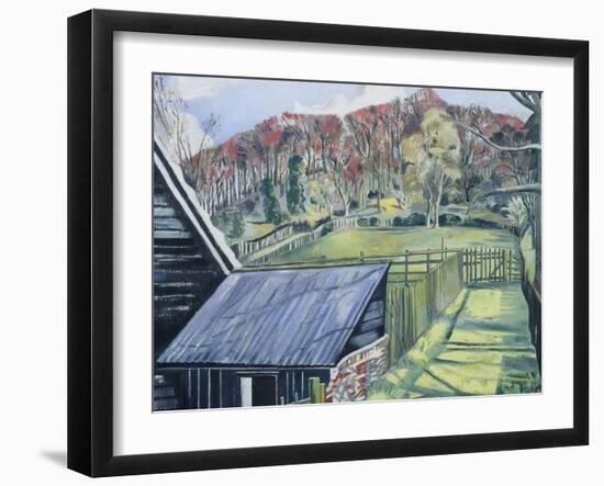 Behind the Inn-Paul Nash-Framed Giclee Print