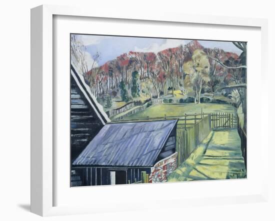 Behind the Inn-Paul Nash-Framed Giclee Print