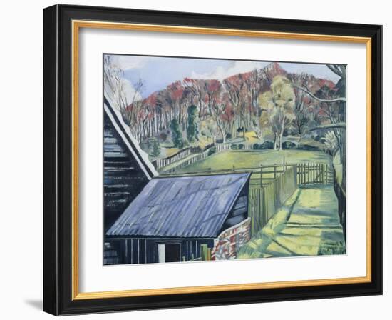 Behind the Inn-Paul Nash-Framed Giclee Print