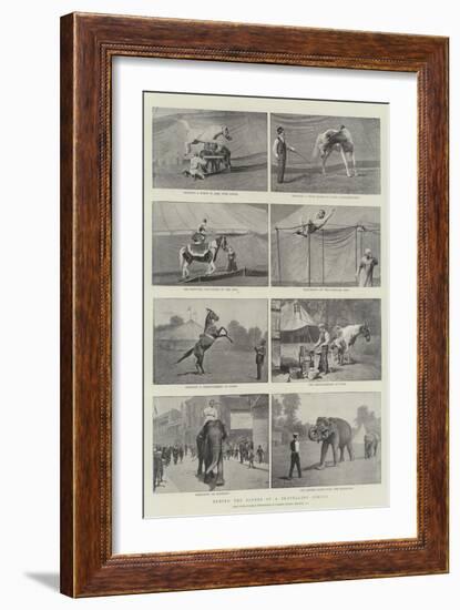 Behind the Scenes of a Travelling Circus-null-Framed Giclee Print