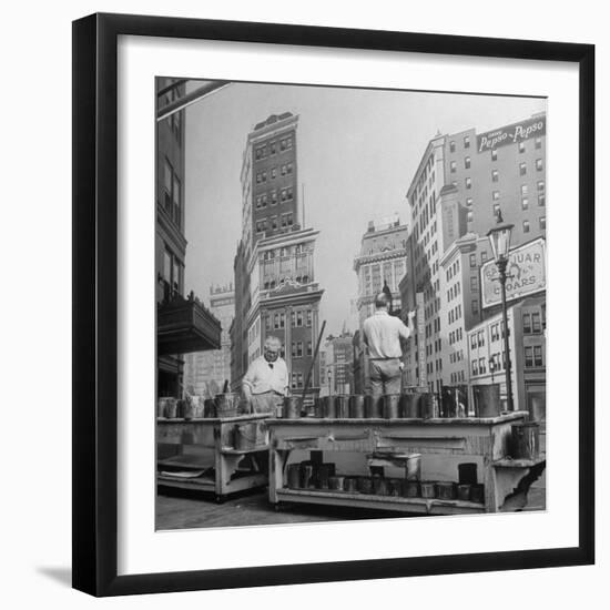 Behind the Scenes of Hollywood Movie Production-Alfred Eisenstaedt-Framed Photographic Print