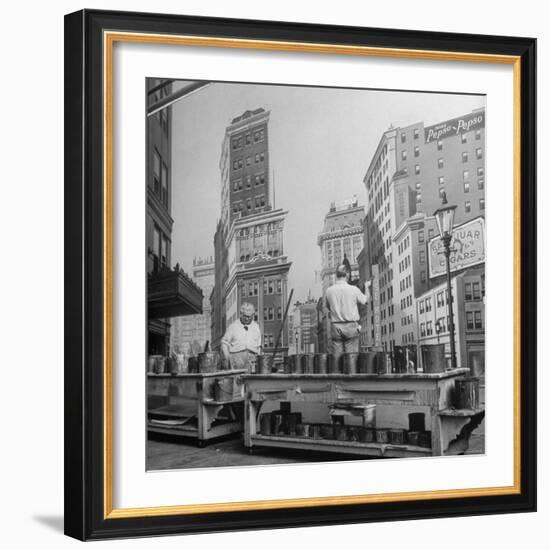 Behind the Scenes of Hollywood Movie Production-Alfred Eisenstaedt-Framed Photographic Print