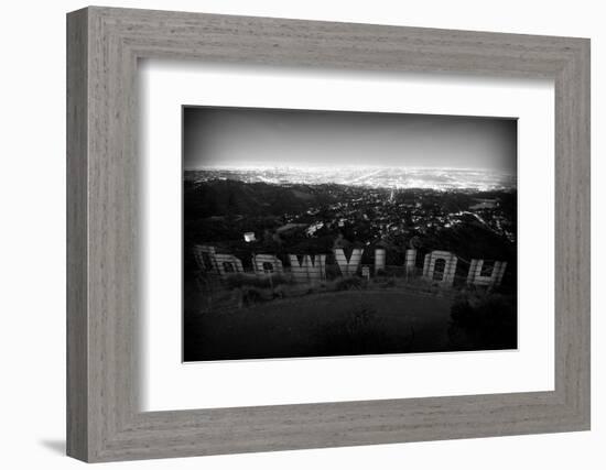 Behind the Sign-John Gusky-Framed Photographic Print