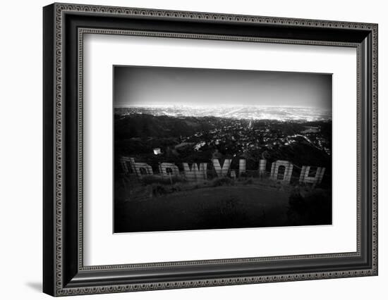 Behind the Sign-John Gusky-Framed Photographic Print