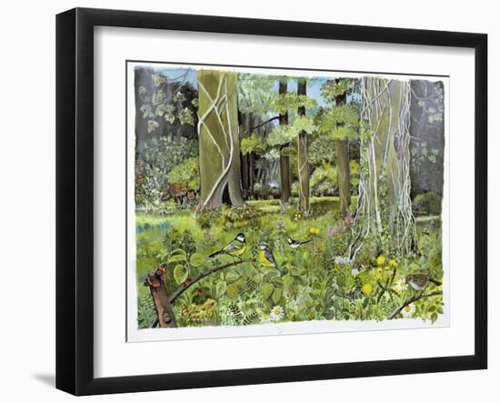 Behind the Squires, Devon-Hilary Jones-Framed Giclee Print