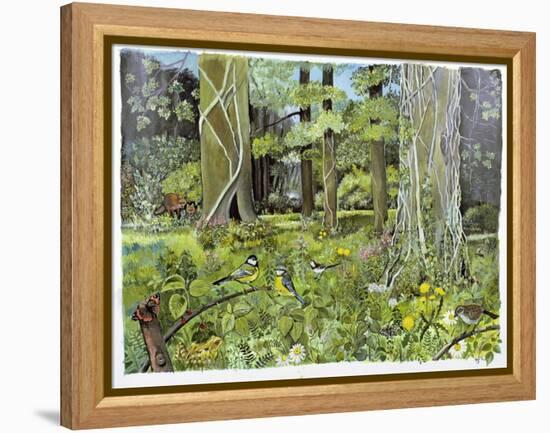 Behind the Squires, Devon-Hilary Jones-Framed Premier Image Canvas