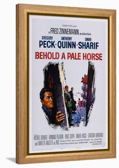 Behold a Pale Horse, Gregory Peck, Anthony Quinn, Omar Sharif, 1964-null-Framed Stretched Canvas