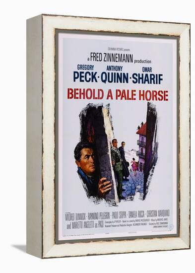 Behold a Pale Horse, Gregory Peck, Anthony Quinn, Omar Sharif, 1964-null-Framed Stretched Canvas