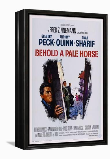 Behold a Pale Horse, Gregory Peck, Anthony Quinn, Omar Sharif, 1964-null-Framed Stretched Canvas