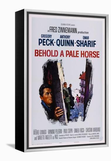 Behold a Pale Horse, Gregory Peck, Anthony Quinn, Omar Sharif, 1964-null-Framed Stretched Canvas