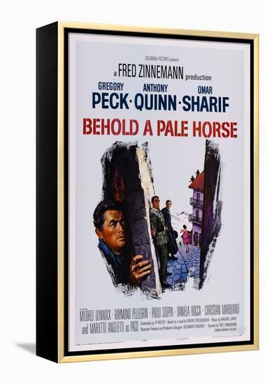 Behold a Pale Horse, Gregory Peck, Anthony Quinn, Omar Sharif, 1964-null-Framed Stretched Canvas