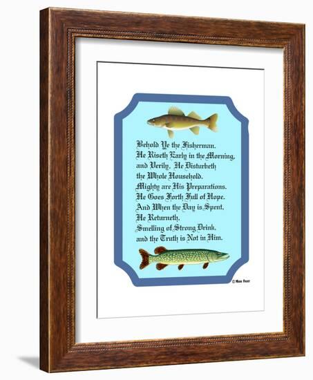 Behold Ye the Fisherman-Mark Frost-Framed Giclee Print