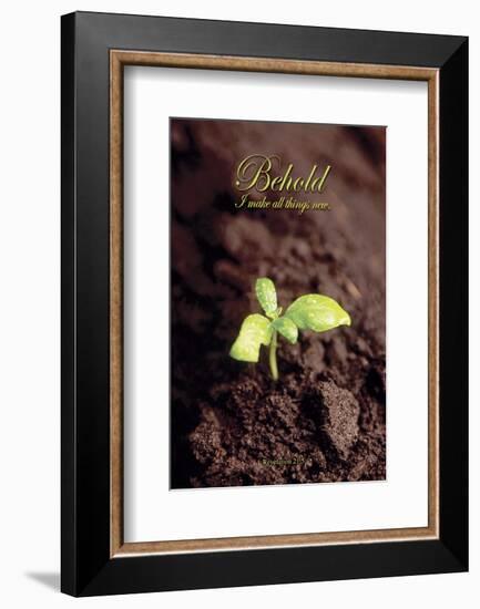 Behold-null-Framed Art Print