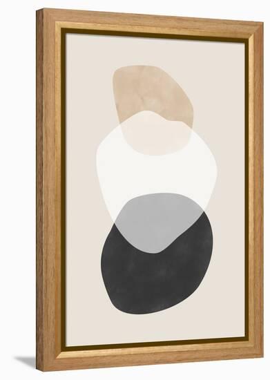 Beige Boho Shapes Artwork-Elena Ristova-Framed Premier Image Canvas