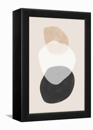 Beige Boho Shapes Artwork-Elena Ristova-Framed Premier Image Canvas