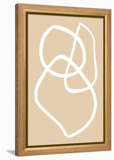 Beige Lines 03-1x Studio-Framed Premier Image Canvas