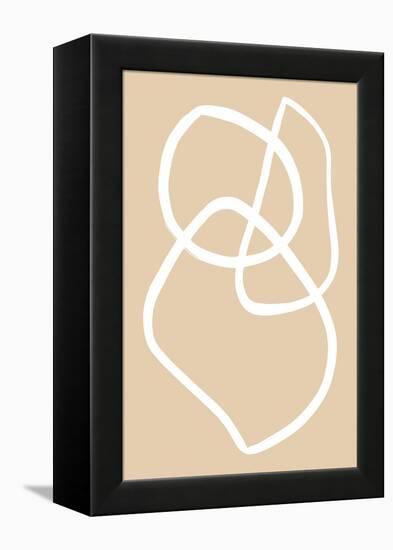 Beige Lines 03-1x Studio-Framed Premier Image Canvas