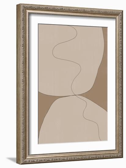 Beige Stones-THE MIUUS STUDIO-Framed Giclee Print