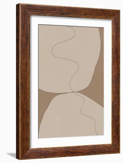 Beige Stones-THE MIUUS STUDIO-Framed Giclee Print