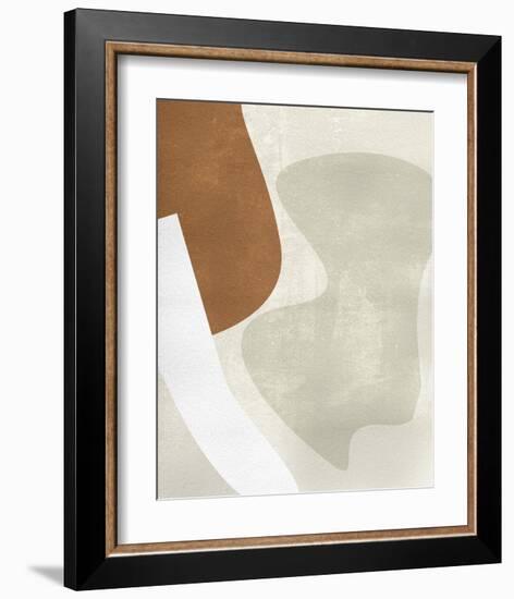 Beige Stucture II-Melissa Wang-Framed Art Print