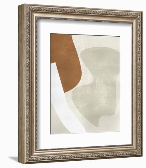 Beige Stucture II-Melissa Wang-Framed Art Print