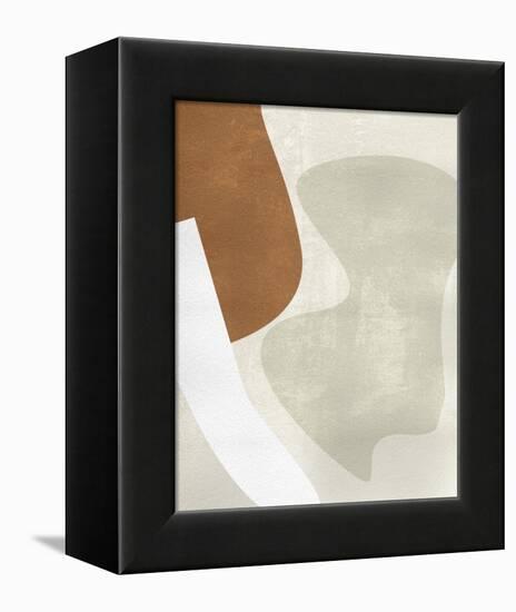 Beige Stucture II-Melissa Wang-Framed Stretched Canvas