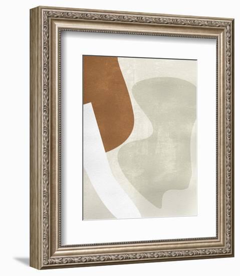 Beige Stucture II-Melissa Wang-Framed Premium Giclee Print