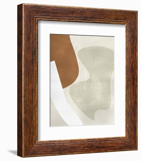 Beige Stucture II-Melissa Wang-Framed Premium Giclee Print